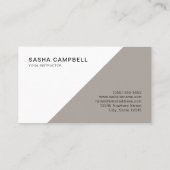 モダンでスタイリッシュなモノグラムの名刺No.1 名刺 (裏面)