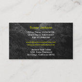 モダンでスタイリッシュな不動産の名刺 名刺 (裏面)