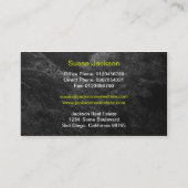 モダンでスタイリッシュな不動産の名刺 名刺 (裏面)