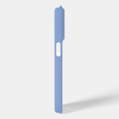 モダンでスタイリッシュな青いモノグラムイニシャル Case-Mate iPhoneケース (裏面 / 右)