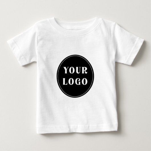 モダンでスタイリッシュ、そしてカスタマイズ可能 ベビーTシャツ (正面)