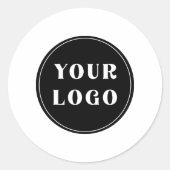 モダンでスタイリッシュ、カスタマイズ可能 ラウンドシール (正面)