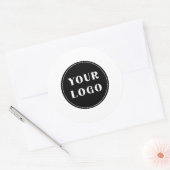 モダンでスタイリッシュ、カスタマイズ可能 ラウンドシール (封筒)