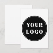 モダンでスタイリッシュ、カスタマイズ可能 出欠カード (正面/裏面)