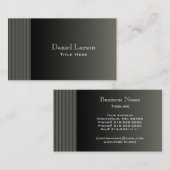 モダンでストライプのな名刺 名刺 (正面/裏面)