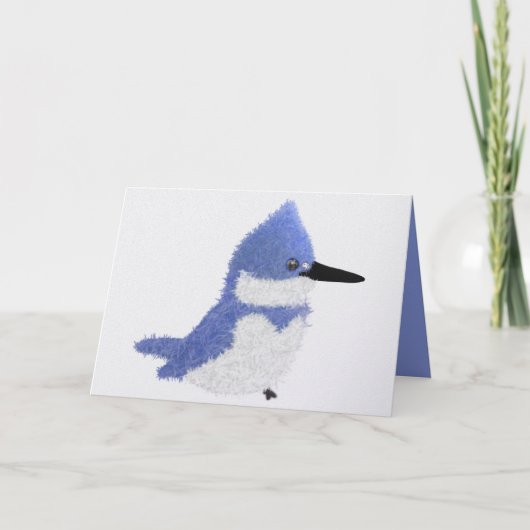 モダンでチャーミングなカワセミのベルト シーズンカード (正面)
