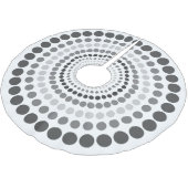 モダンでパーソナライズな木のスカート ブラッシュドポリエステルツリースカート (アングル)