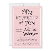 モダンでファビュラスなピンクの50歳の誕生日パーティー