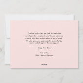 モダンでフェイクな金ゴールドホイルの明けましておめでとうの写真カード シーズンカード (裏面)