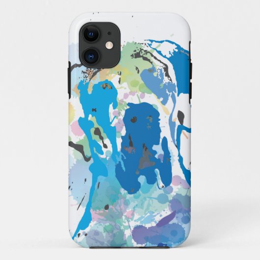 モダンでミニマルなグレートデーンのグラフィック Case-Mate iPhoneケース (裏面)