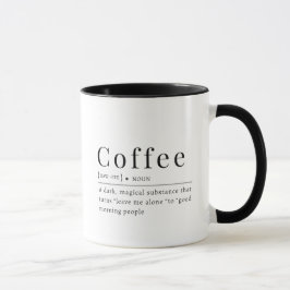 モダンでミニマルなコーヒーの定義 名詞 マグカップ