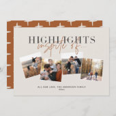 モダンでミニマルなスクリプトタイポグラフィが際立つ シーズンカード (正面/裏面)