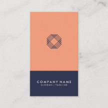 モダンでミニマルなタイポグラフィの真夜中の青い垂直