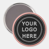 モダンでミニマル、エレガントでカスタマイズ可能 マグネット (正面/裏面)