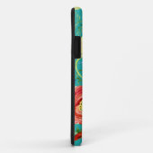 モダンでモダンな花のRanunculusの葉のばら色ブラケット Case-Mate iPhoneケース (裏面/右)