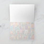 モダンでユニークなヴィンテージのドアの芸術の写真撮影 カード (内部)