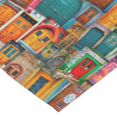 モダンでユニークなヴィンテージのドアの芸術の写真撮影 ショートテーブルランナー (コーナー)