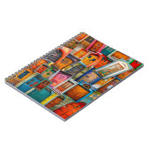 モダンでユニークなヴィンテージのドアの芸術の写真撮影 ノートブック (左側)