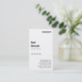 モダンでユニーク 名刺 (スタンド正面)