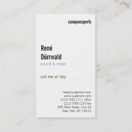 モダンでユニーク 名刺