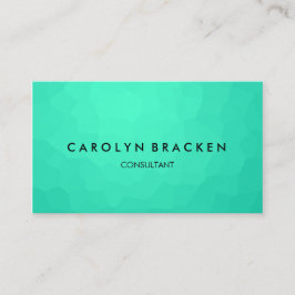 モダンで上品で青いエレガント 名刺