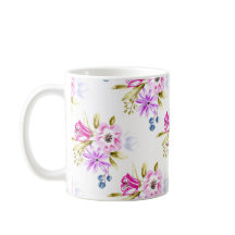 モダンで不完全な花柄