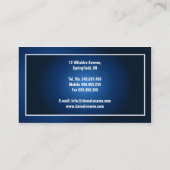 モダンで企業のでカスタムな名刺 名刺 (裏面)