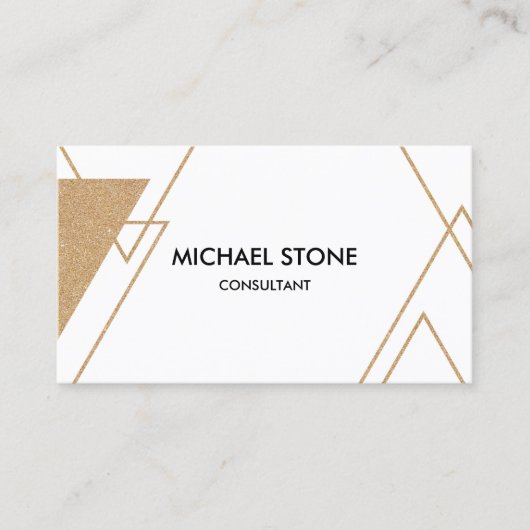 モダンで写実的なスタイル 名刺 (正面)