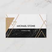 モダンで写実的なスタイル 名刺 (正面)