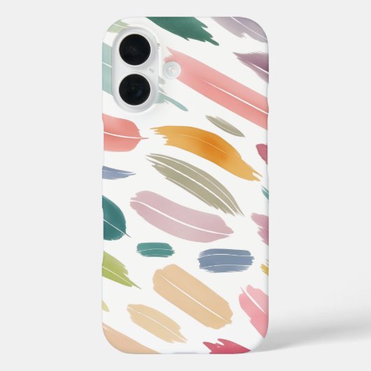 モダンで可愛い抽象的な形 Case-Mate iPhoneケース (裏面)