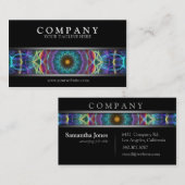 モダンで多彩な曼荼羅 名刺 (正面/裏面)