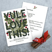 モダンで大胆なグラフィックタイポグラフィのレシピ シーズンカード