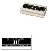 モダンで大胆なプロフェッショナル | 返送先住所 ラバースタンプ (押印)