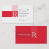 モダンで幾何学的なライン創造的な名刺 名刺 (正面/裏面)