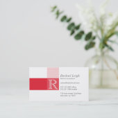 モダンで幾何学的なライン創造的な名刺 名刺 (スタンド正面)