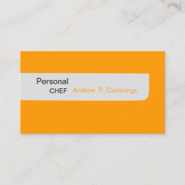 モダンで斬新な金ゴールドのデザインはシンプルなシェフを嘆きます スクエア名刺