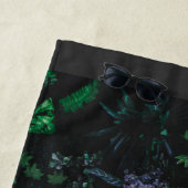 モダンで明るい紫色のガーリーなネオンバチェロレッテ ビーチタオル (インサイチュ)