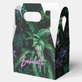 モダンで明るい紫色のガーリーなネオンバチェロレッテ フェイバーボックス (オープン)