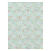 モダンで明るくロマンチックなパターン テーブルクロス (正面)