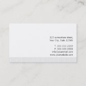 モダンで明白な不動産ブローカーの名刺 名刺 (裏面)