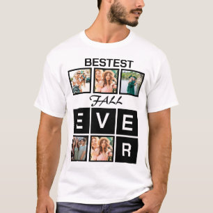 モダンで最高の秋を5枚の写真でコラージュ Tシャツ