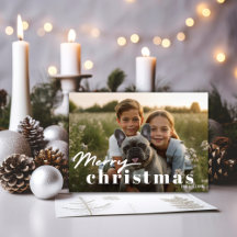 モダンで楽しいミニマルクリスマス 1枚の写真 エレガント