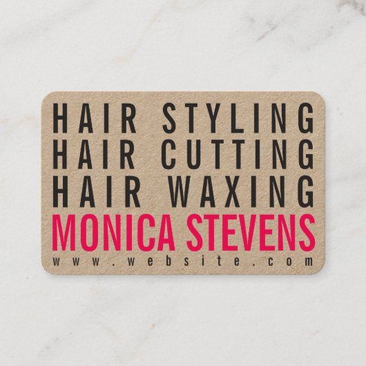 モダンで粋ではっきりしたで巨大な文字のプロフェッショナルの技術 名刺 (正面)