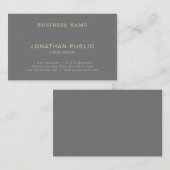 モダンで粋でエレガントで創造的なデザインの贅沢の平野 名刺 (正面/裏面)