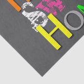 モダンで粋でカラフルな家の甘い家 薄葉紙 (詳細)