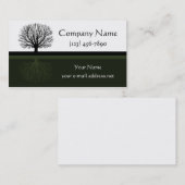 モダンで粋な生命木 名刺 (正面/裏面)