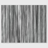 モダンで素朴で黒い灰色の木製の穀物パターン ラッピングペーパー (フラット)