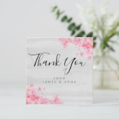 モダンで素朴なサンキューカード サンキューカード (スタンド正面)