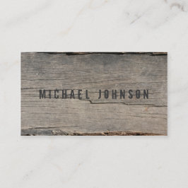 モダンで素朴な木製のユニーク 名刺