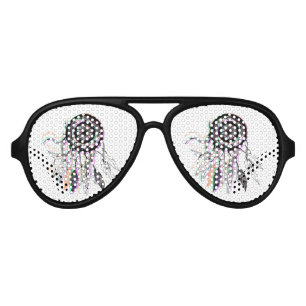モダンで芸術的なネイティブアメリカンDreamcatcher アビエーターサングラス